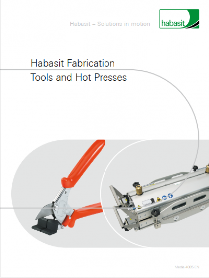 Habasit fabrication Tools and Hot Presses