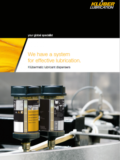 System for effective lubrication Kluebermatic