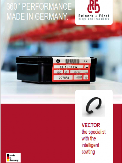 VECTOR The specialist with the intelligent coating - Travellers for short staple spinning