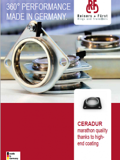 Ceradur marathon quality thanks to high end coating - Rings for short staple spinning