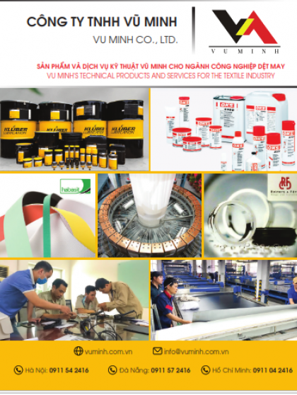 Brochure Vu Minh for Textile Industry